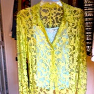 Nice summer 3 piece lace skirt/ tank/ blouse